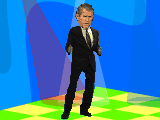 Буш танцует